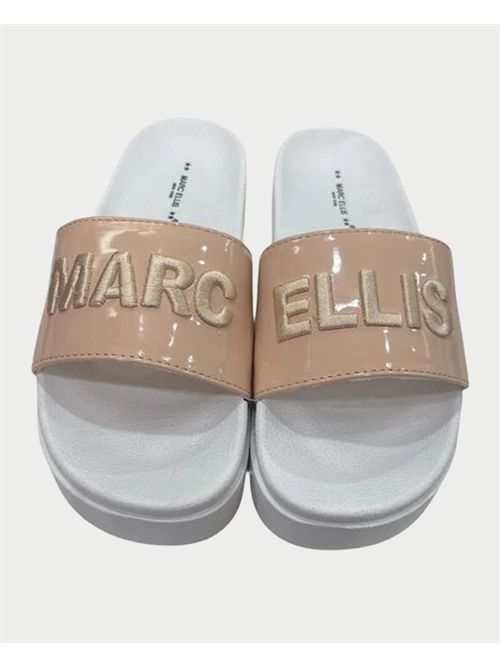 Sandali donna Marc Ellis con logo su fascia MARC ELLIS | 304LENASALMON/WHITE